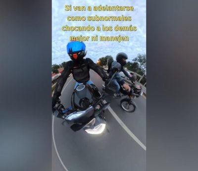 Adelantamiento motociclista