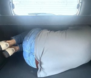 Atrapado en el coche