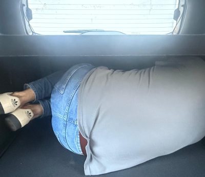 Atrapado en el coche