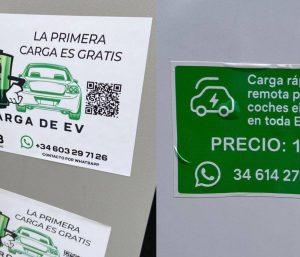 estafa cargadores electricos