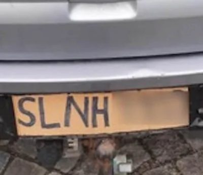 matricula pintada a mano alemania