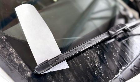 nota parabrisas coche