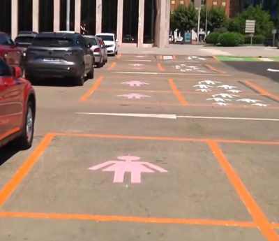 plazas aparcamiento mujeres leon