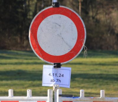 señal r 100 prohibido circulacion