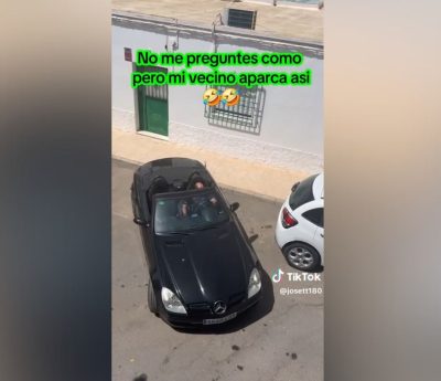 Aparca en sentido contrario