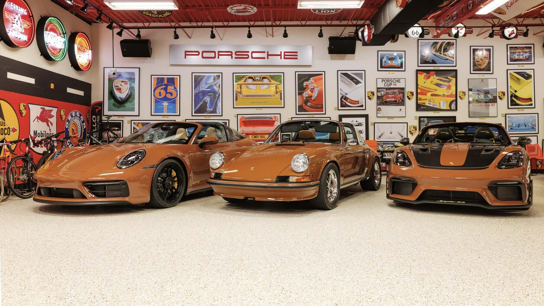Porsche color sepia