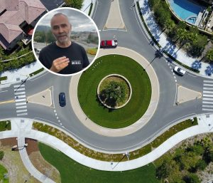 Profesor autoescuela rotonda