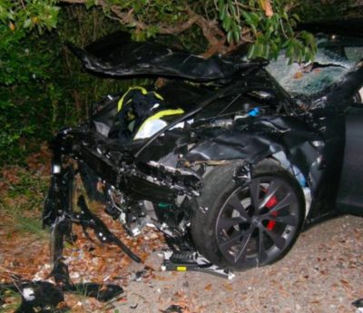 accidente Tesla