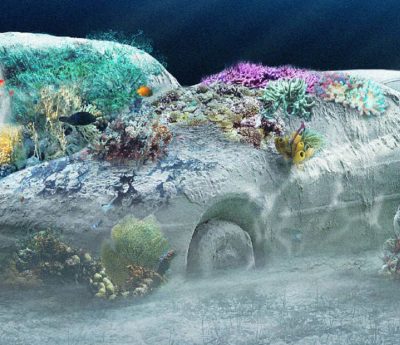 22 coches debajo del mar