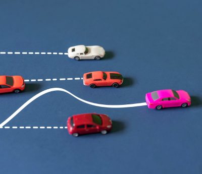 Zigzaguear entre carriles