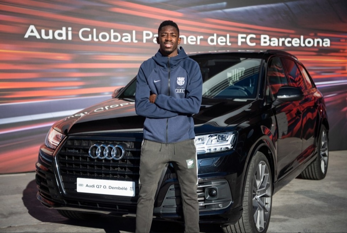 dembelé coche audi q7
