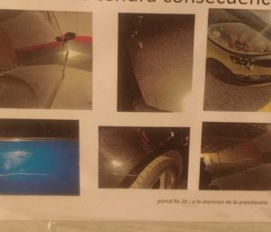 lios de vecinos coches rayados