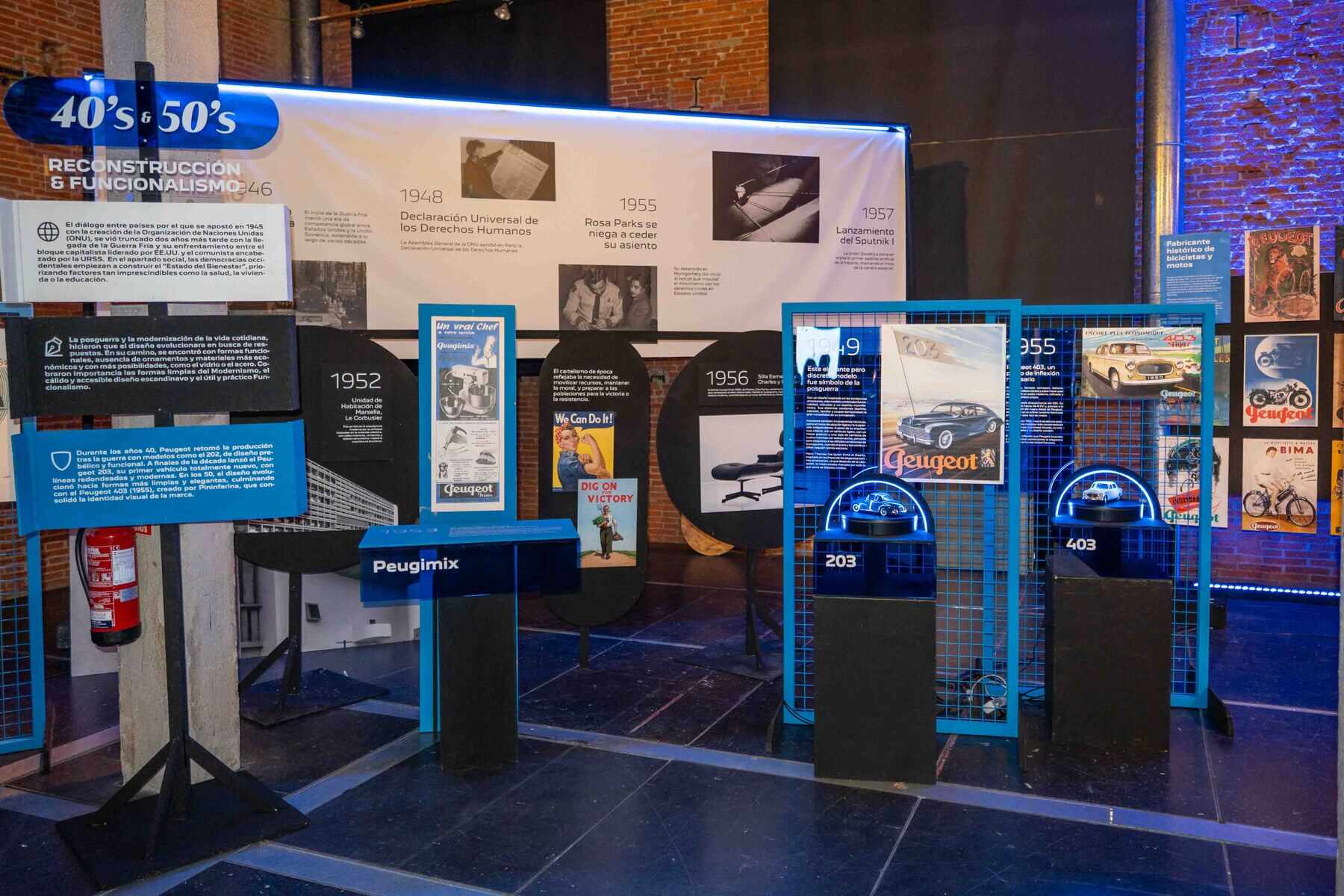 Exposición diseño peugeot matadero