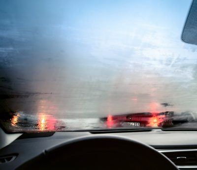 Parabrisas empañado