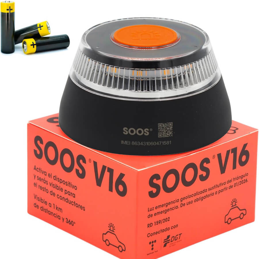 V16 SOOS Luz Emergencia