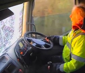 Accidente vaho cristales