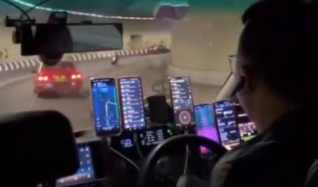 Pantallas taxi China