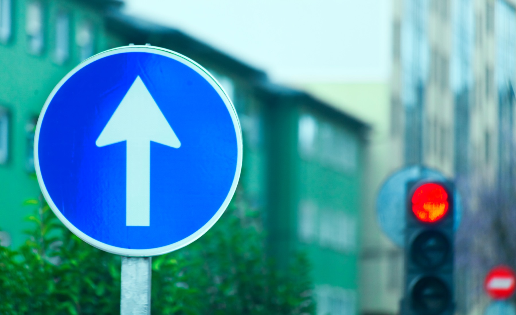 Señal flecha redonda