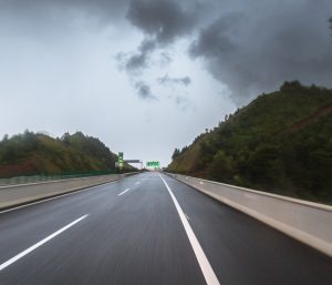 hielo negro carretera