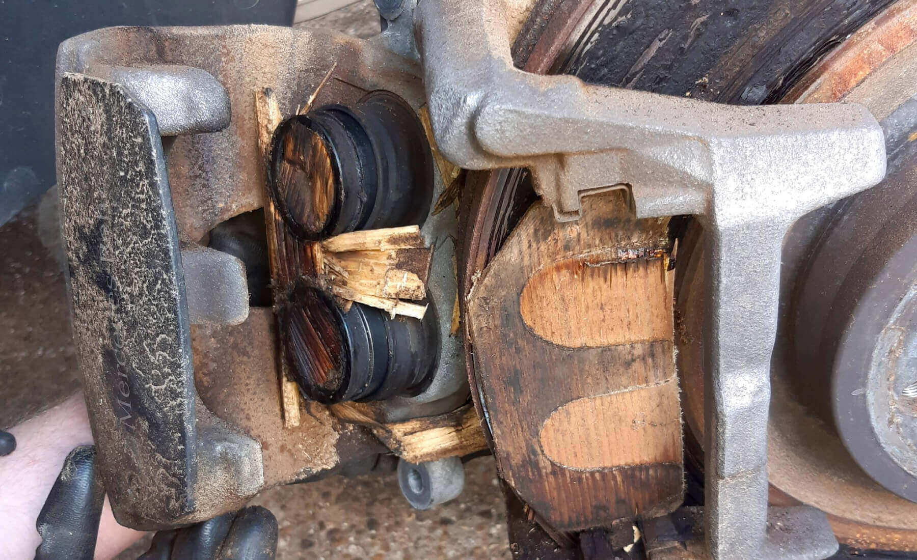 mercedes gle frenos madera brembo