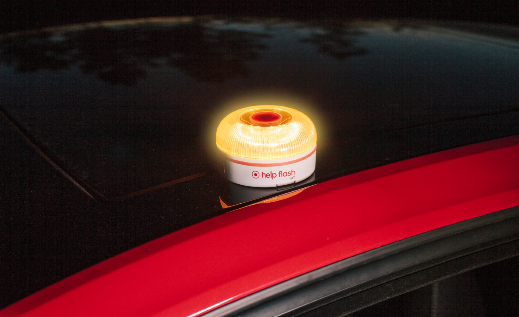 Baliza V-16 Help Flash iluminada