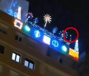 Baliza objeto navidad