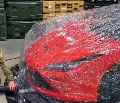 Burbuja de plástico Ferrari