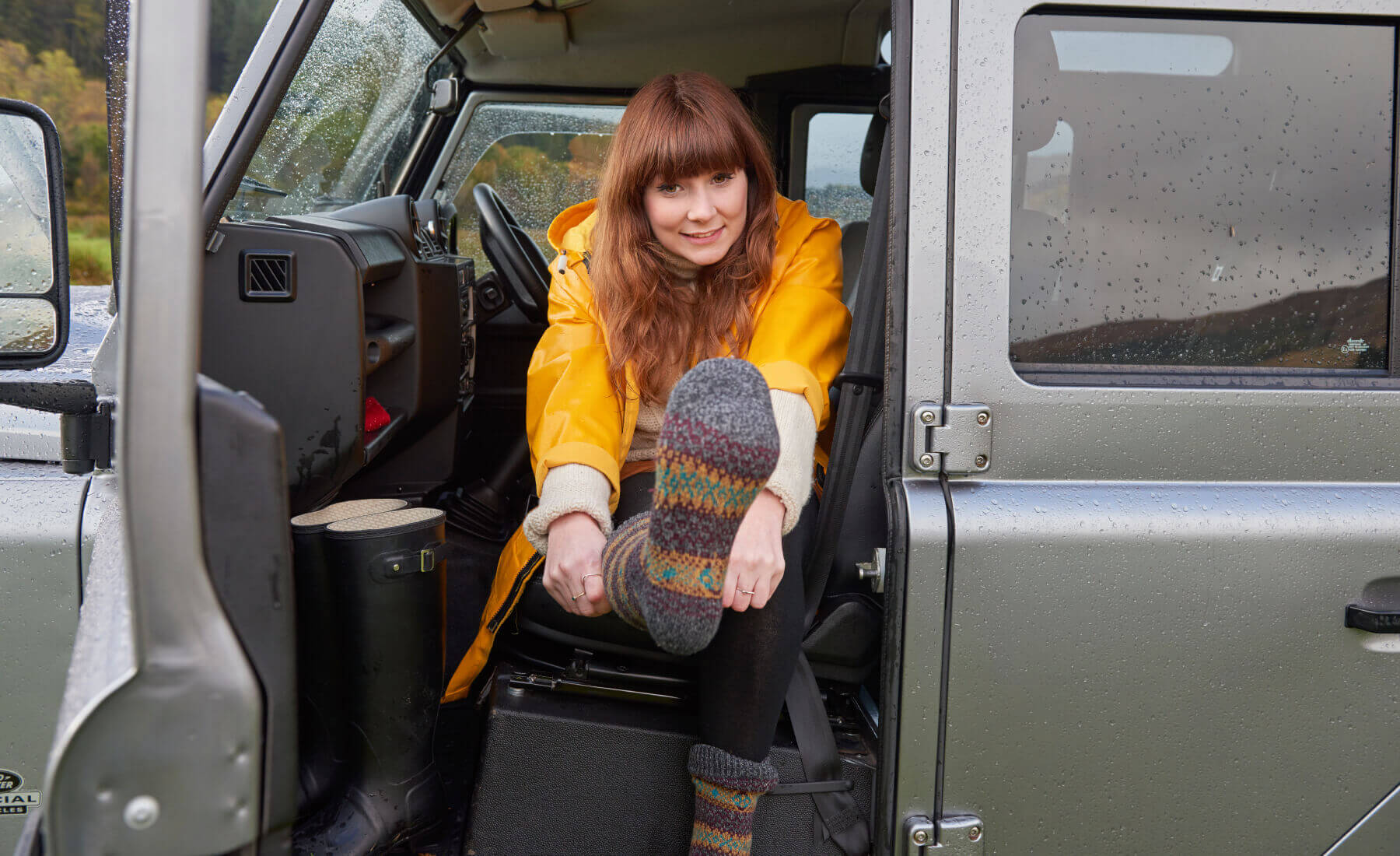 calcetines coche invierno