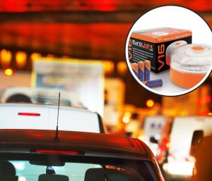 luces emergencia v-16 coche túnel