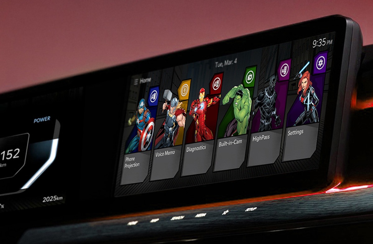 marvel pantalla coche kia