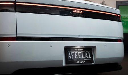 matrícula digital Sony Honda AFEELA 1