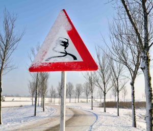 señales de tráfico calefactables