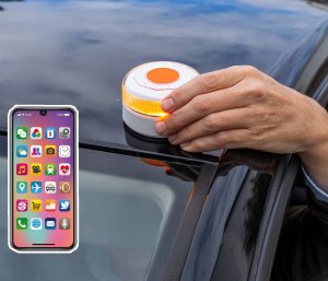 baliza emergencia v-16 coche app