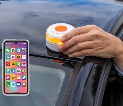 baliza emergencia v-16 coche app