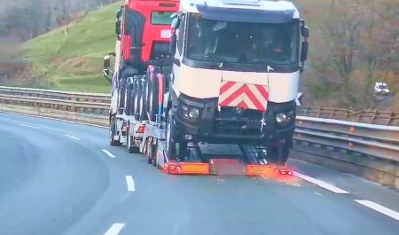 Camión llamas País Vasco