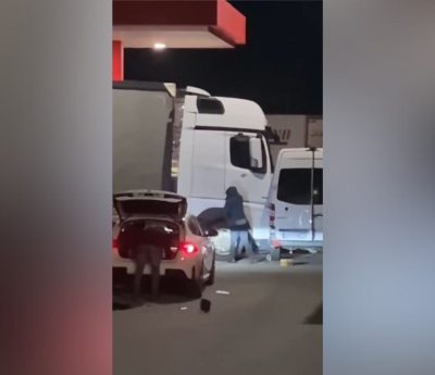 Robo camión Barcelona