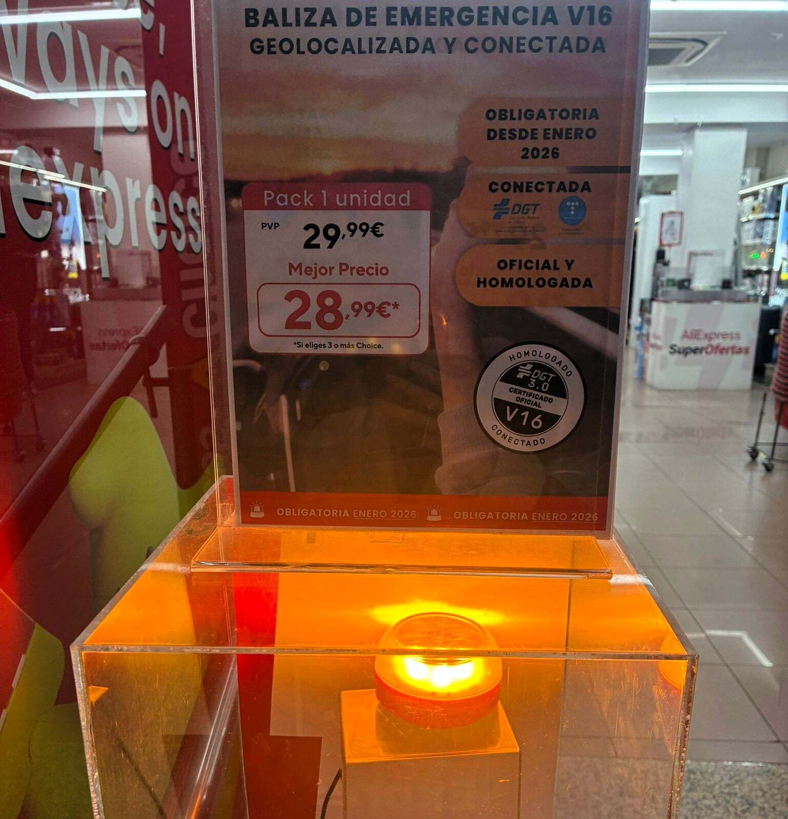 baliza de emergencia homologada dgt aliexpress