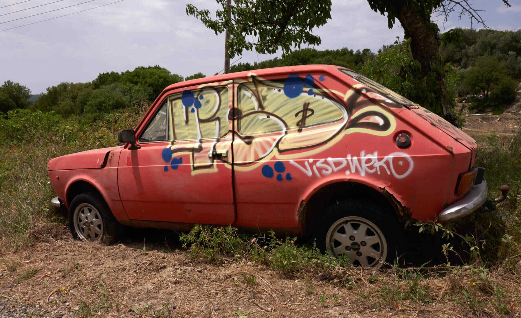 coche grafiti seguro