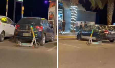 reservar sitio aparcamiento viral