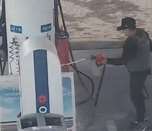 Gasolinera en llamas México