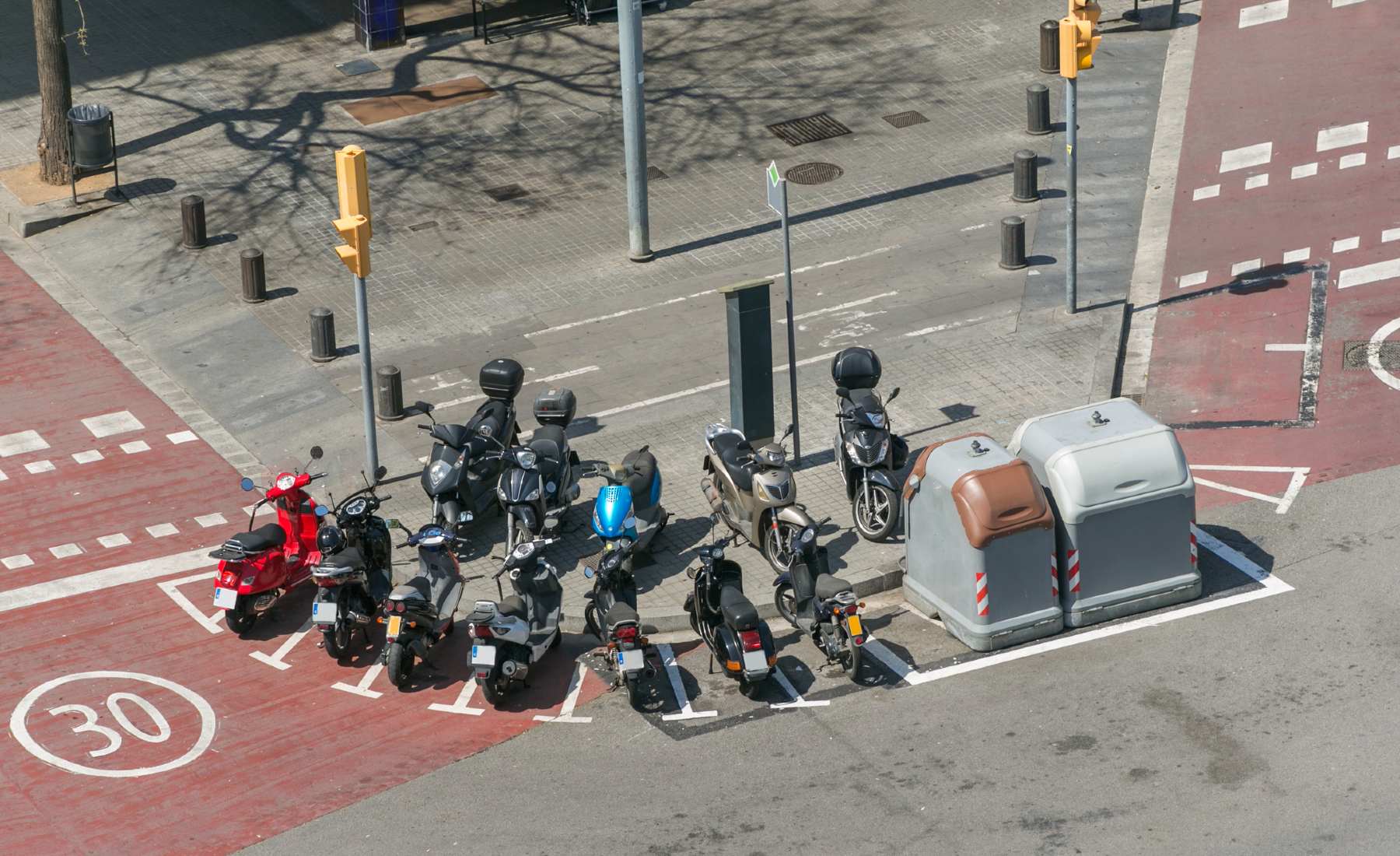 Plazas aparcamiento para motos Barcelona