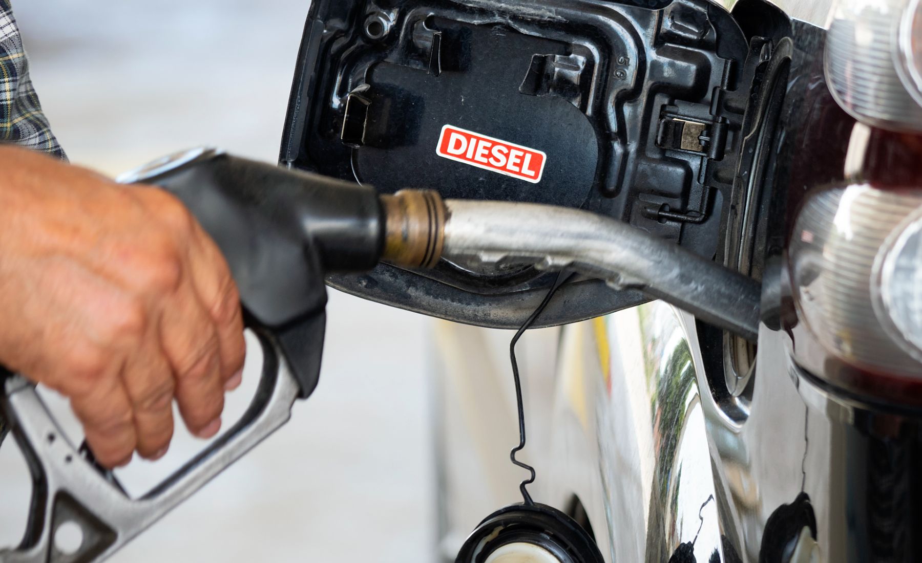 Repostando diésel