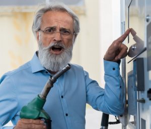 Sorprendido precio gasolina