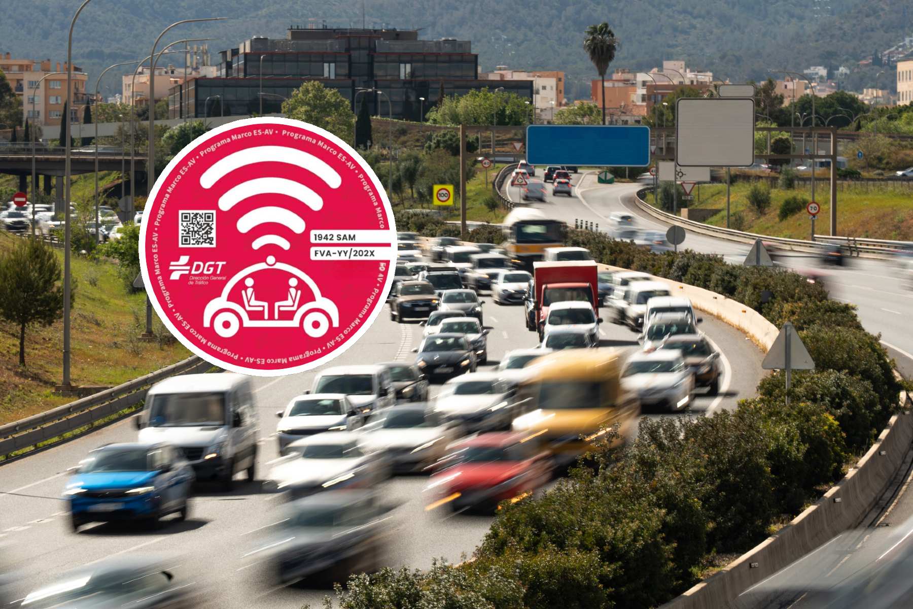 coches españa etiqueta roja