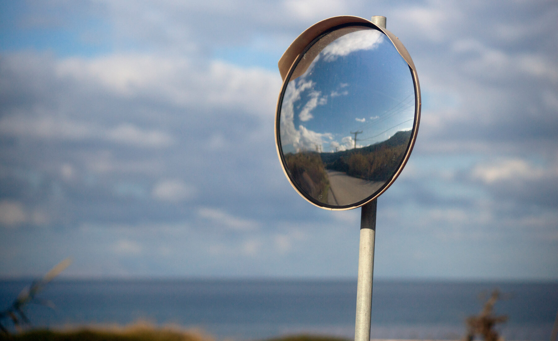 espejo convexo calle