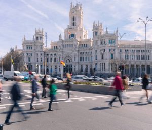 peatones velocidad calles