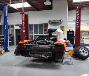 Chica Ferrari Testarossa