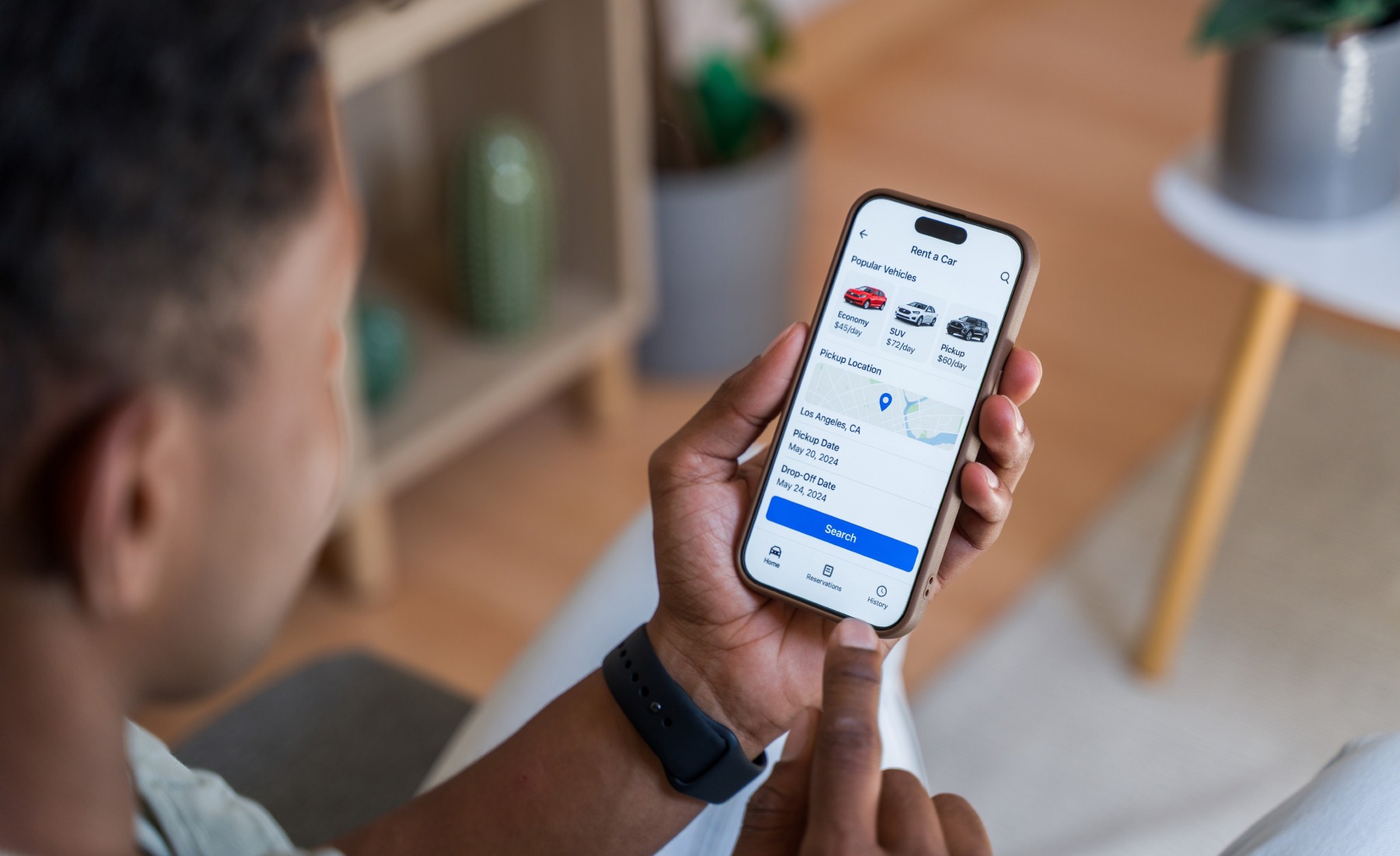 Coches por suscripción en teléfono