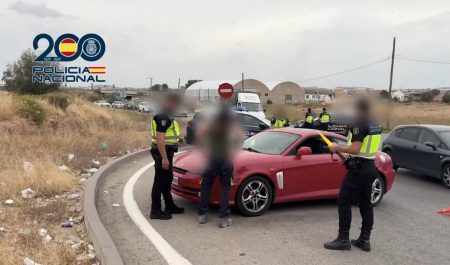 Detenido Murcia control policial