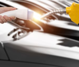 Electricidad contra gasolina